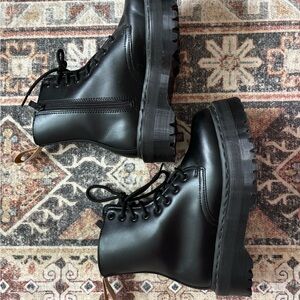 Black Platform Dr. Martens